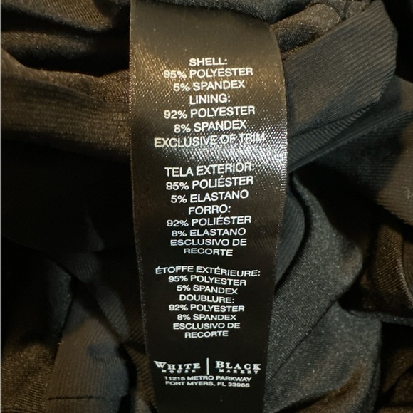 White House Black Market Black and White Polka Dot Genius Convertible Dress - Picture 3 of 12